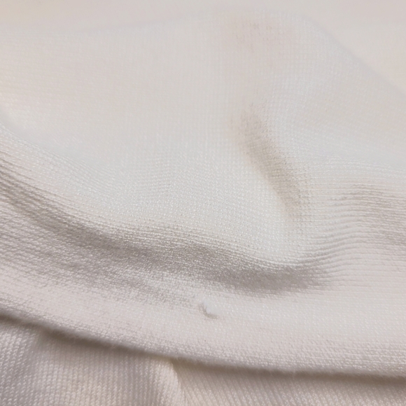 COLORI Long Sleeve Off-White Sweater with Frills Size Small - Picture 9 of 12